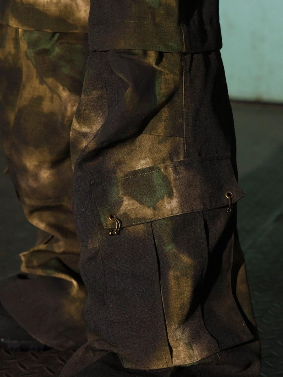 DND4DES Oil Stain Distressed Oversized Cargo - Dekayed