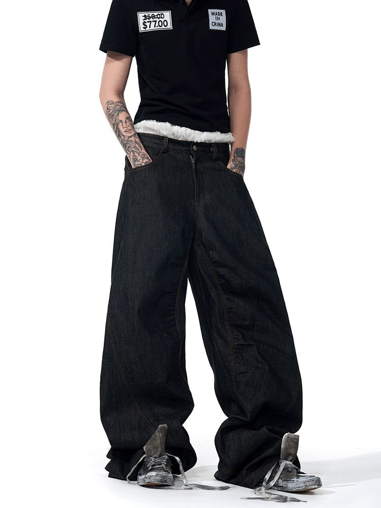EndVerse Baggy Denim Jeans - Dekayed