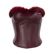 Fur Leather Tube Top - Dekayed