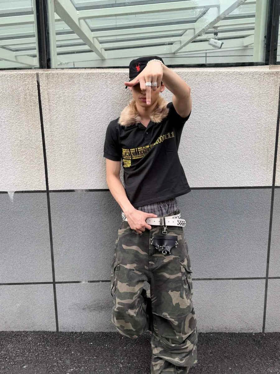 Fur Stab Polo Shirt - Dekayed