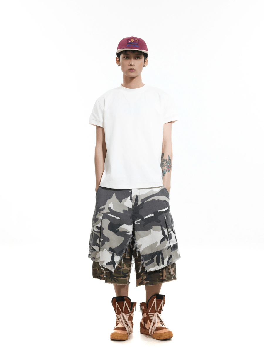 Ghost Rift Camouflage Shorts - Dekayed
