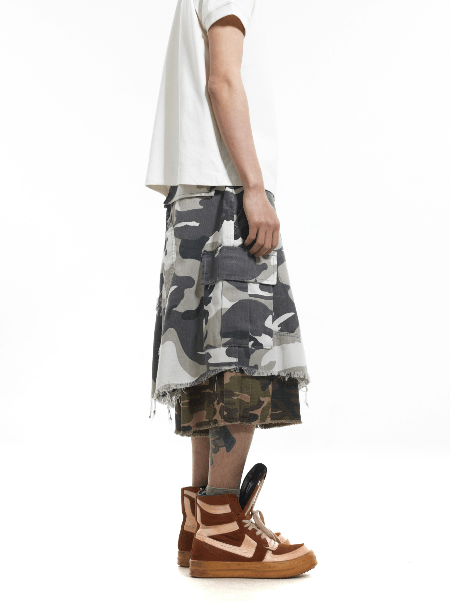 Ghost Rift Camouflage Shorts - Dekayed