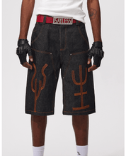 GlyphDenim Shorts - Dekayed