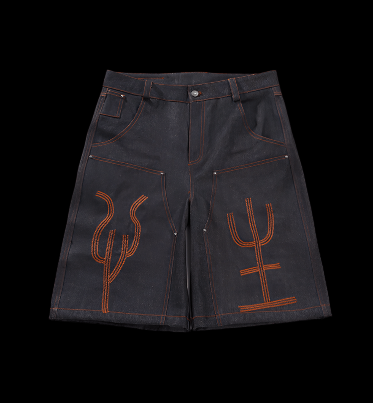 GlyphDenim Shorts - Dekayed
