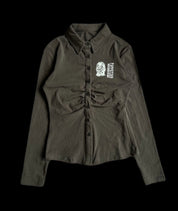 Gothic Long Sleeve Polo Shirt - Dekayed