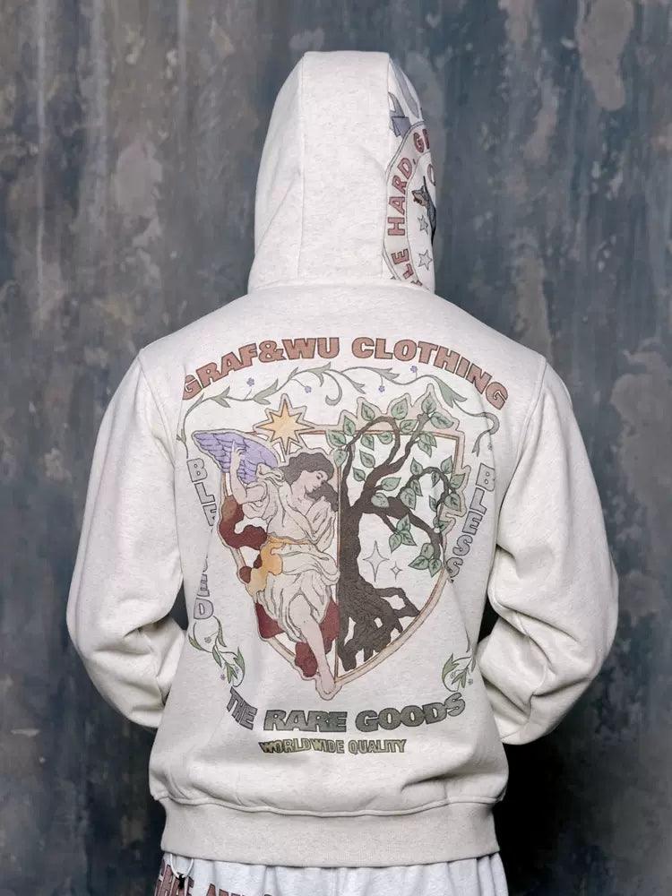 GRAF AK47 Angel Goddess Fleece Hoodie - Dekayed
