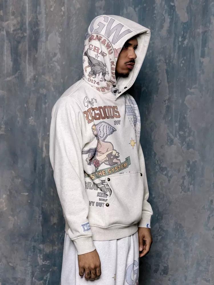 GRAF AK47 Angel Goddess Fleece Hoodie - Dekayed