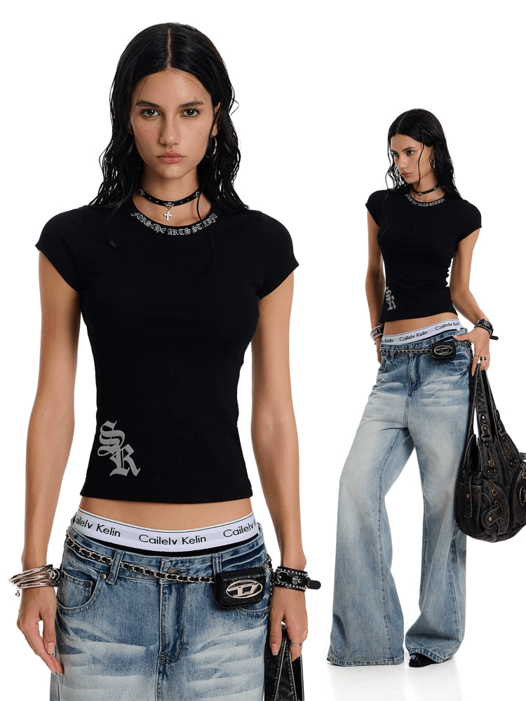 Graffiti Gothic Tee - Dekayed