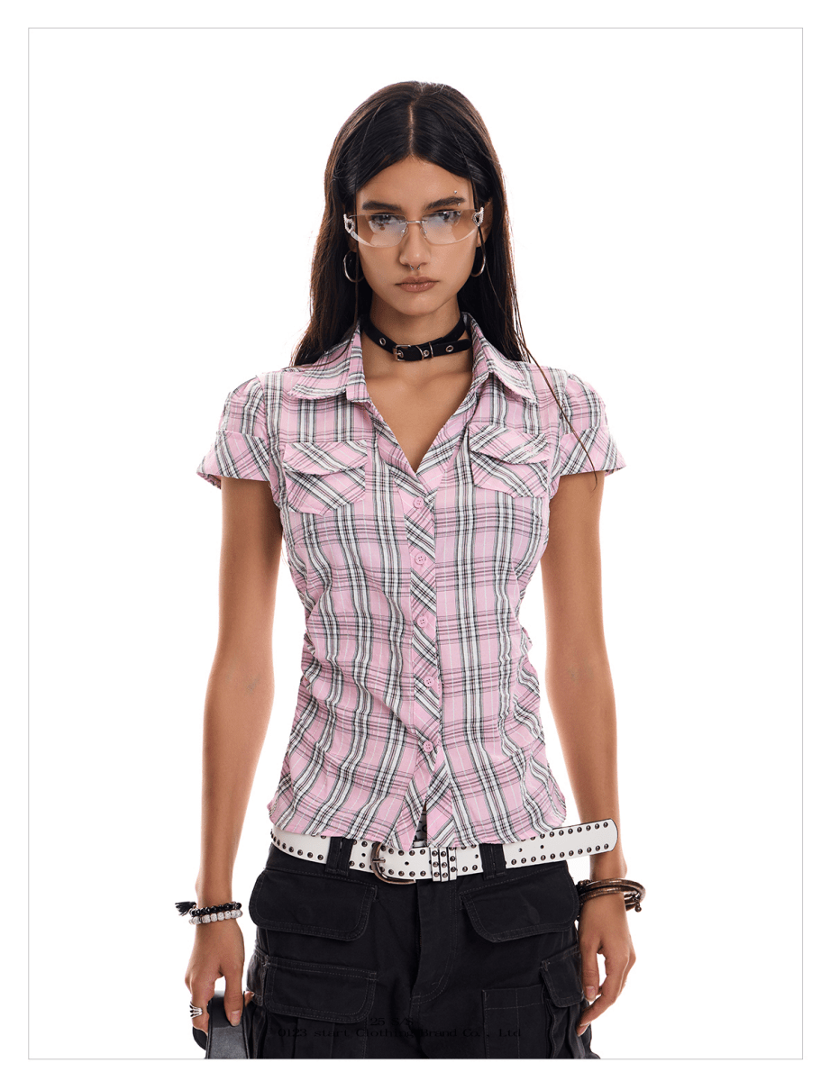 GridQueen Lapel Shirt - Dekayed