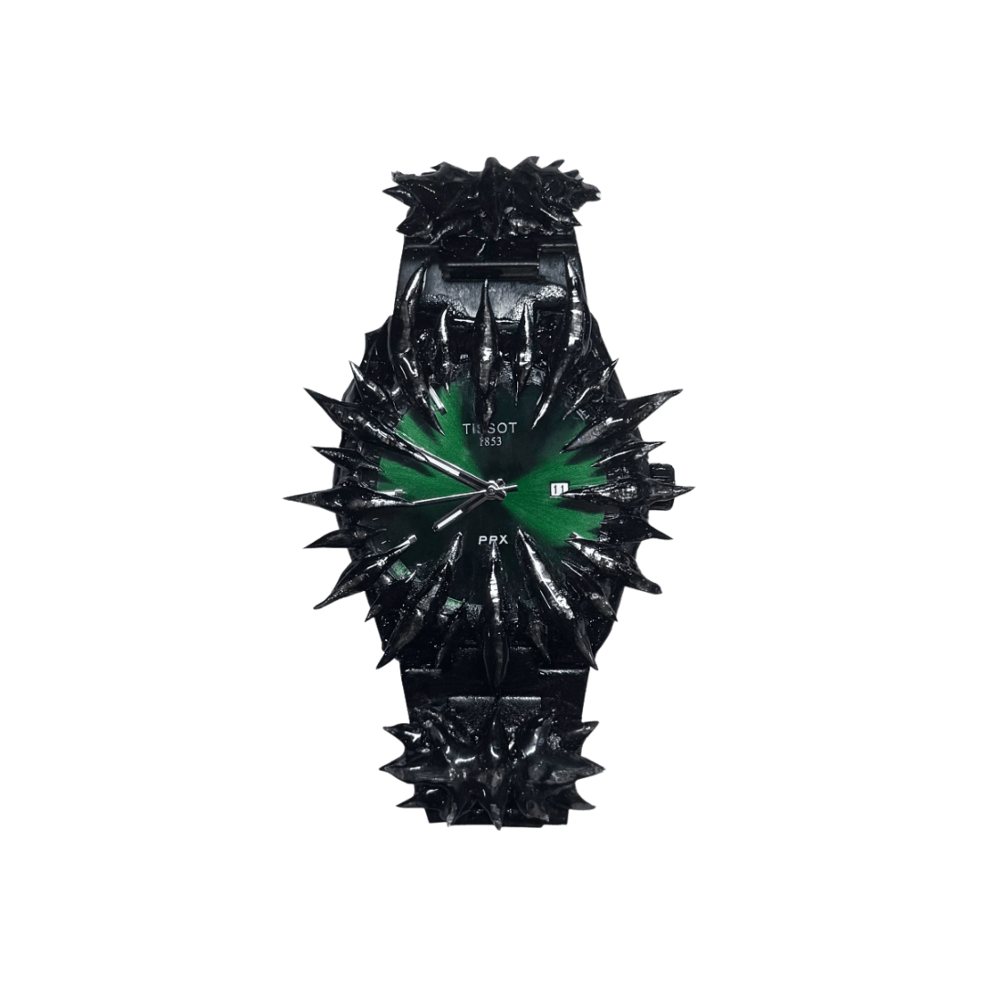 Handmade Green Dragon Scale Watch - Dekayed