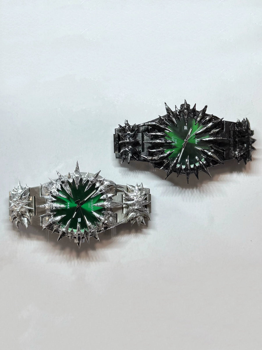 Handmade Green Dragon Scale Watch - Dekayed