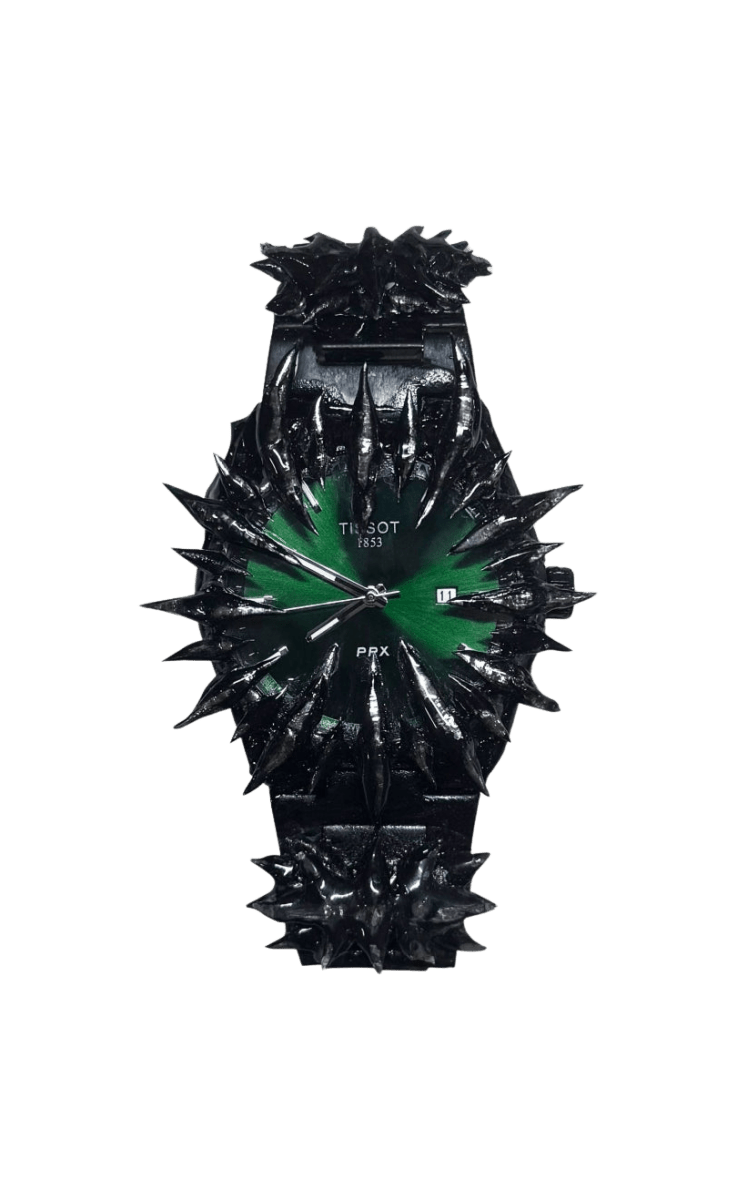 Handmade Green Dragon Scale Watch - Dekayed