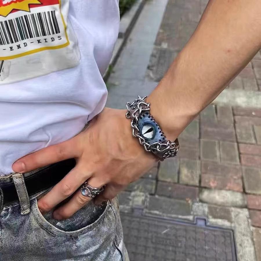 Ice Chrome Dragon Eye Bracelet - Dekayed