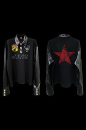 Leather Collar Long Sleeves - Dekayed