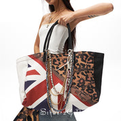 Leopard Print Tote Bag - Rogue Anthem - Dekayed