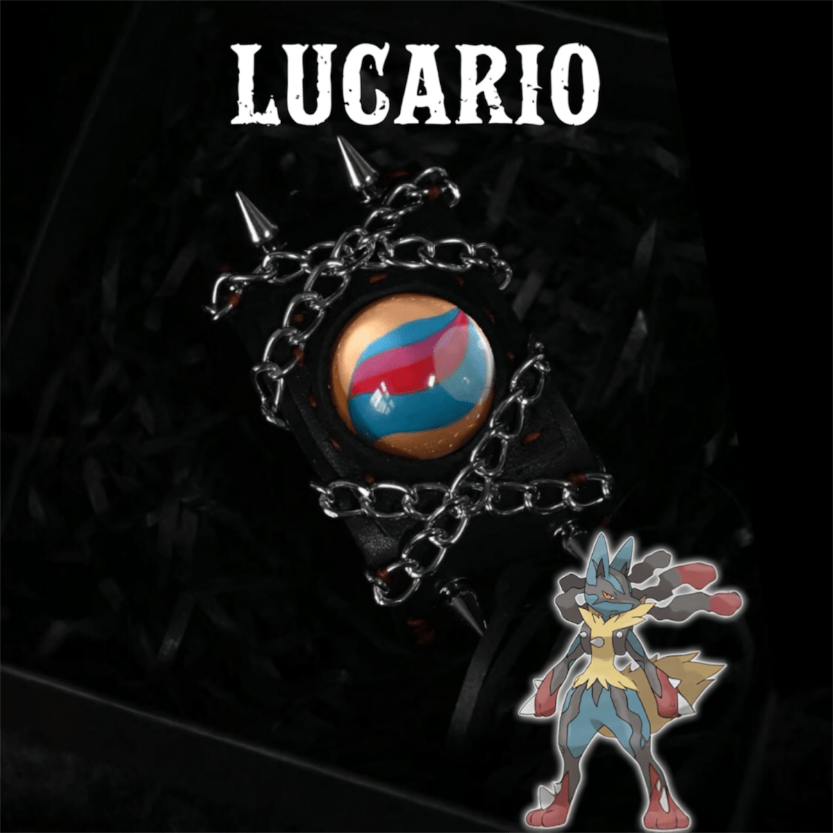 Lucario Megastone Bracelet - Dekayed