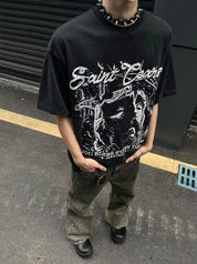 MaxDstr distressed heavyweight saint tears - Dekayed