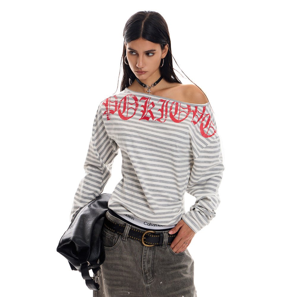 Midnight Stripes Graphic Tee - Dekayed