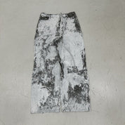 Monochrome Chaos Denim - Dekayed