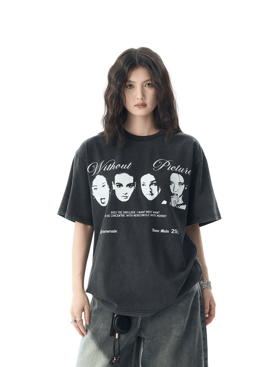Monochrome Muse Tee - Dekayed