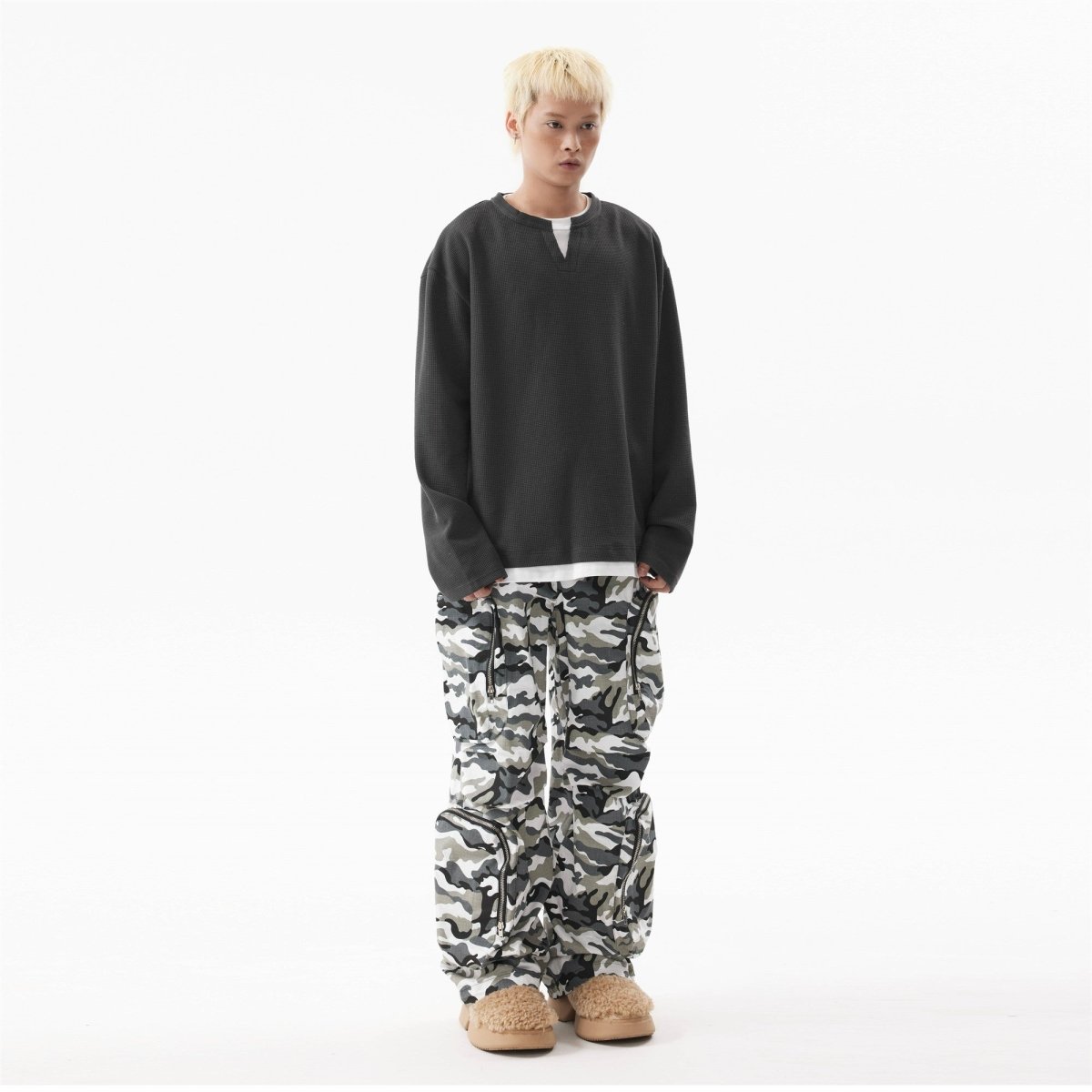 Multi Pocket Camouflage Pants - Dekayed