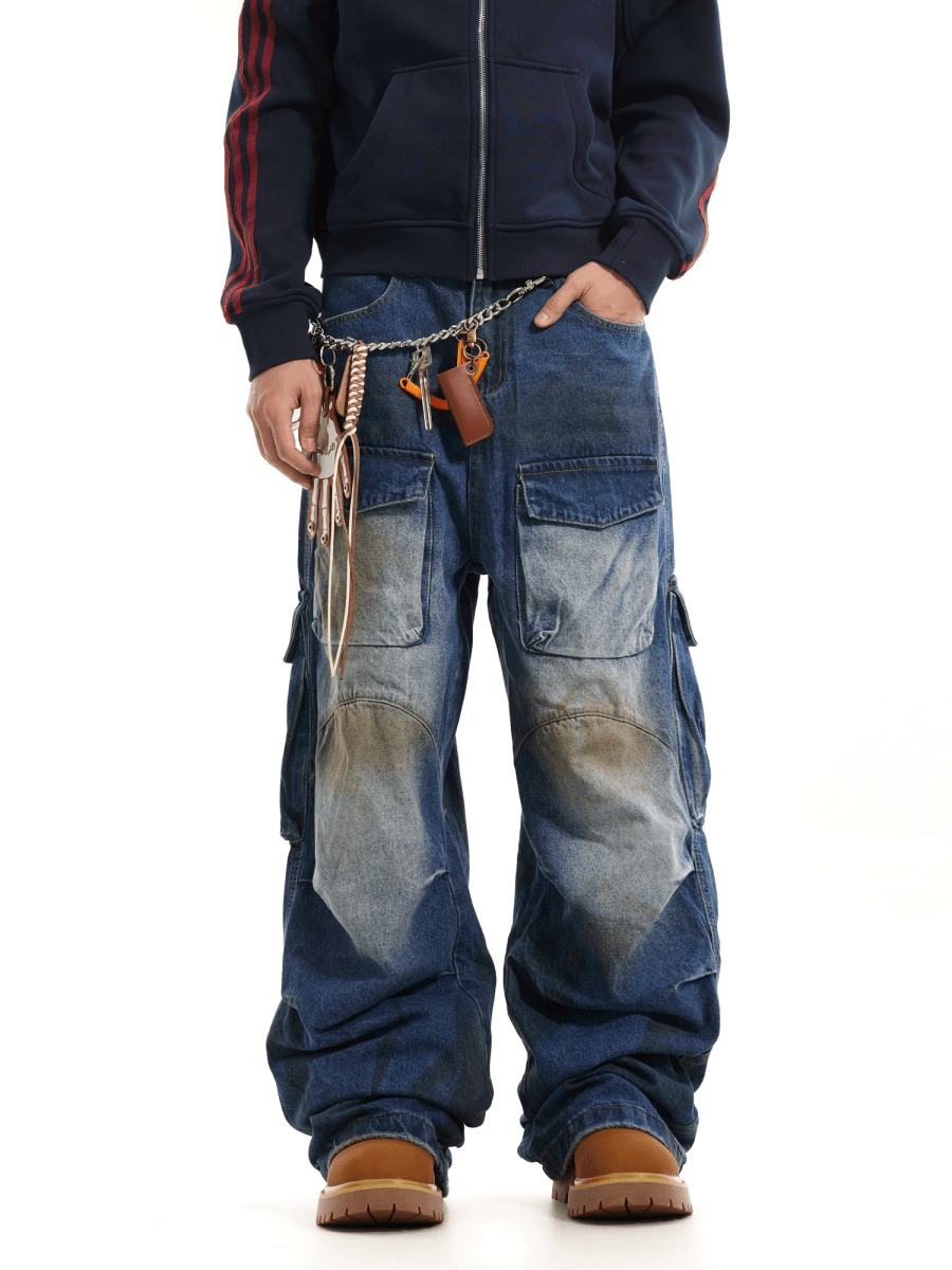 Multi - Pocket Rustic Work Denim - Dekayed