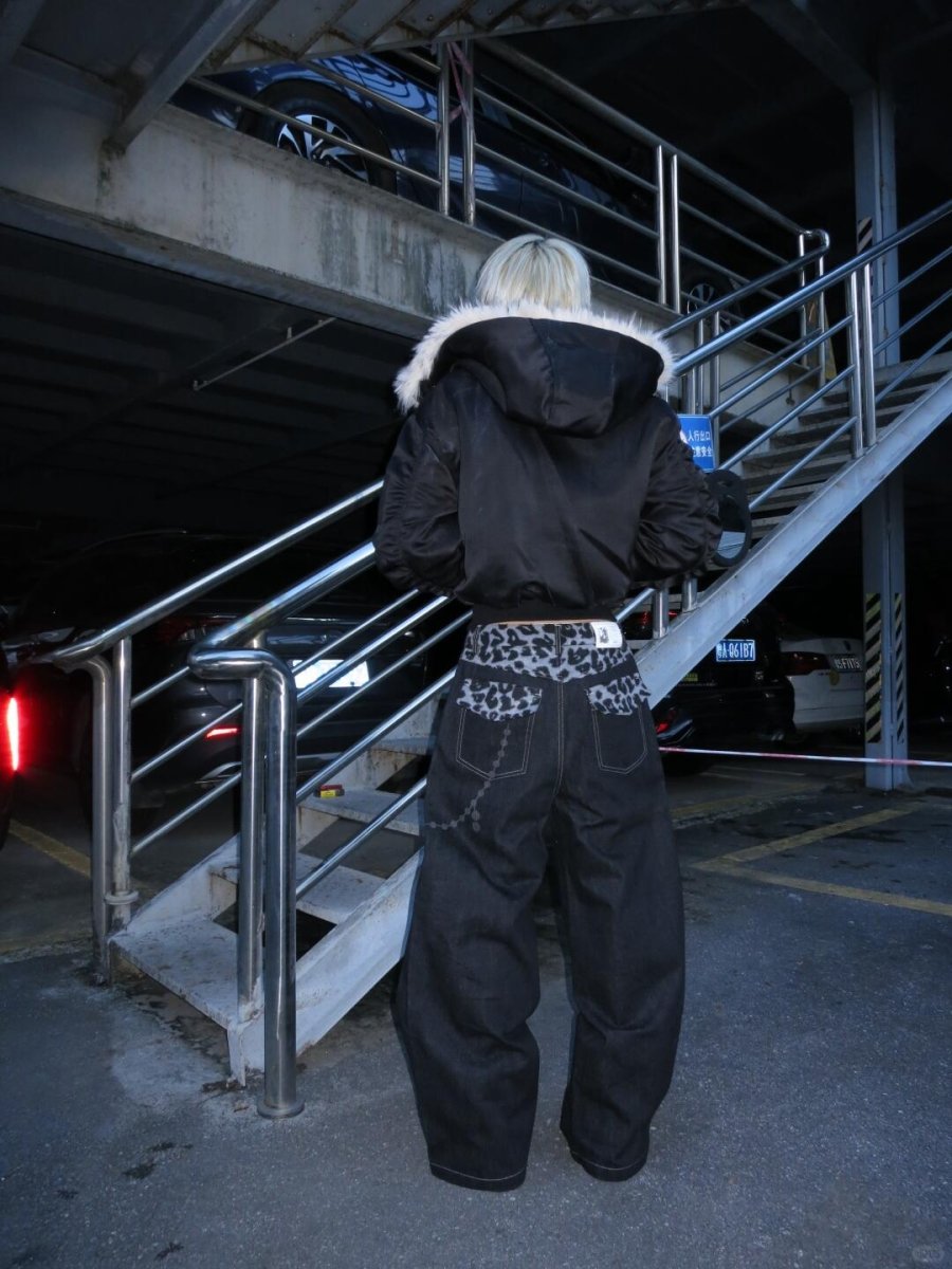 Neo Star Leopard Fur Jacket - Dekayed