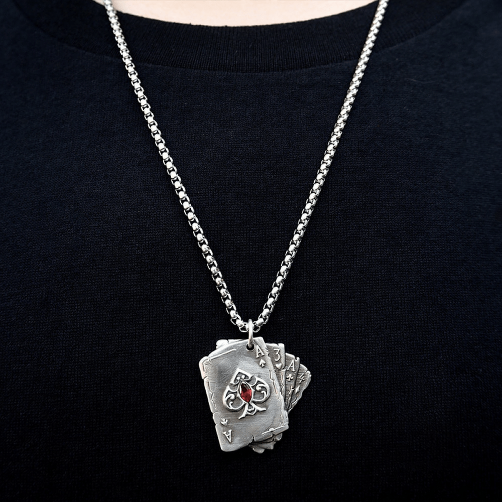 NightMelody SpadeFlame Necklace - Dekayed