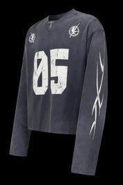 No.5 Distressed Long - Sleeve Shirt - Dekayed