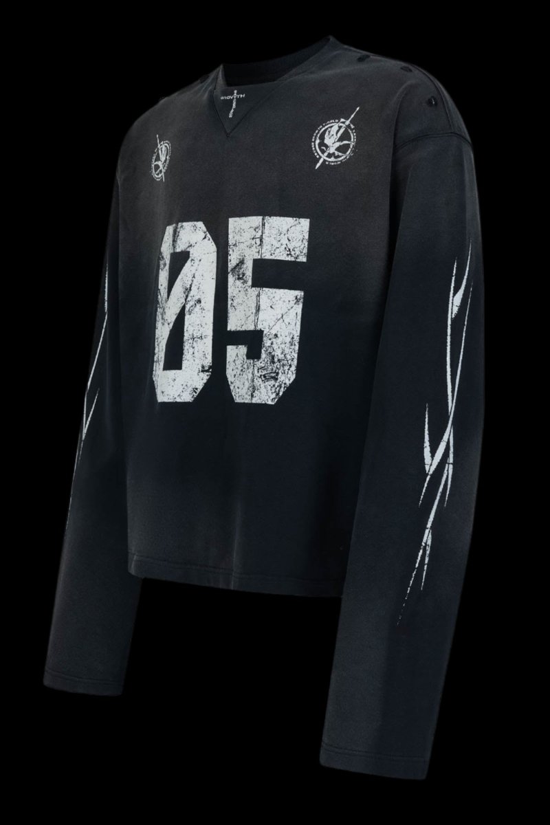 No.5 Distressed Long - Sleeve Shirt - Dekayed