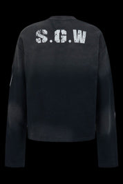No.5 Distressed Long - Sleeve Shirt - Dekayed