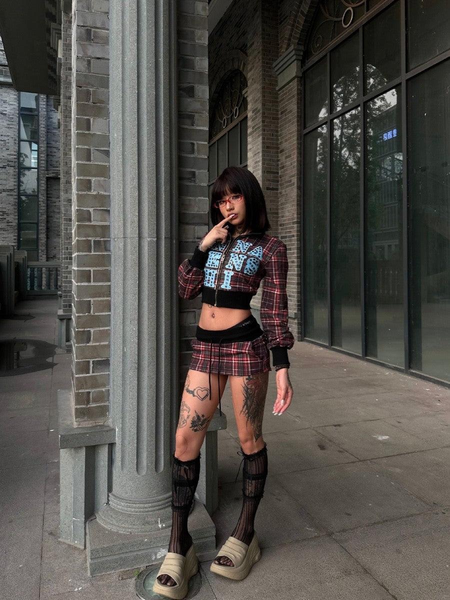 ONNASENSHI Plaid Suit - Dekayed