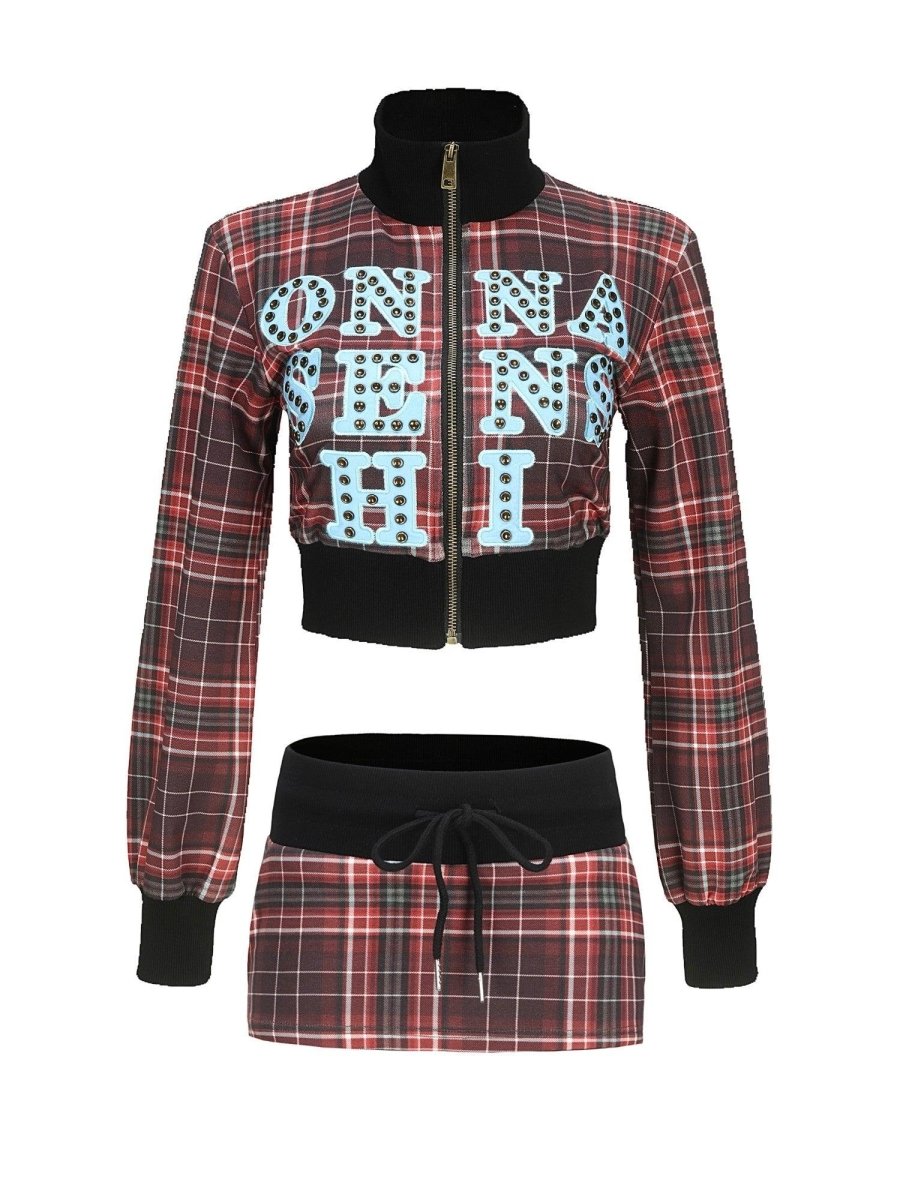 ONNASENSHI Plaid Suit - Dekayed
