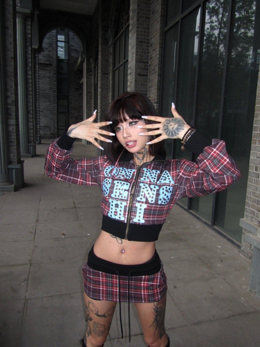 ONNASENSHI Plaid Suit - Dekayed