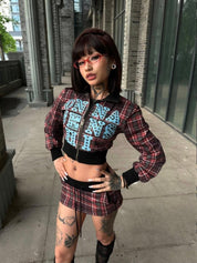 ONNASENSHI Plaid Suit - Dekayed