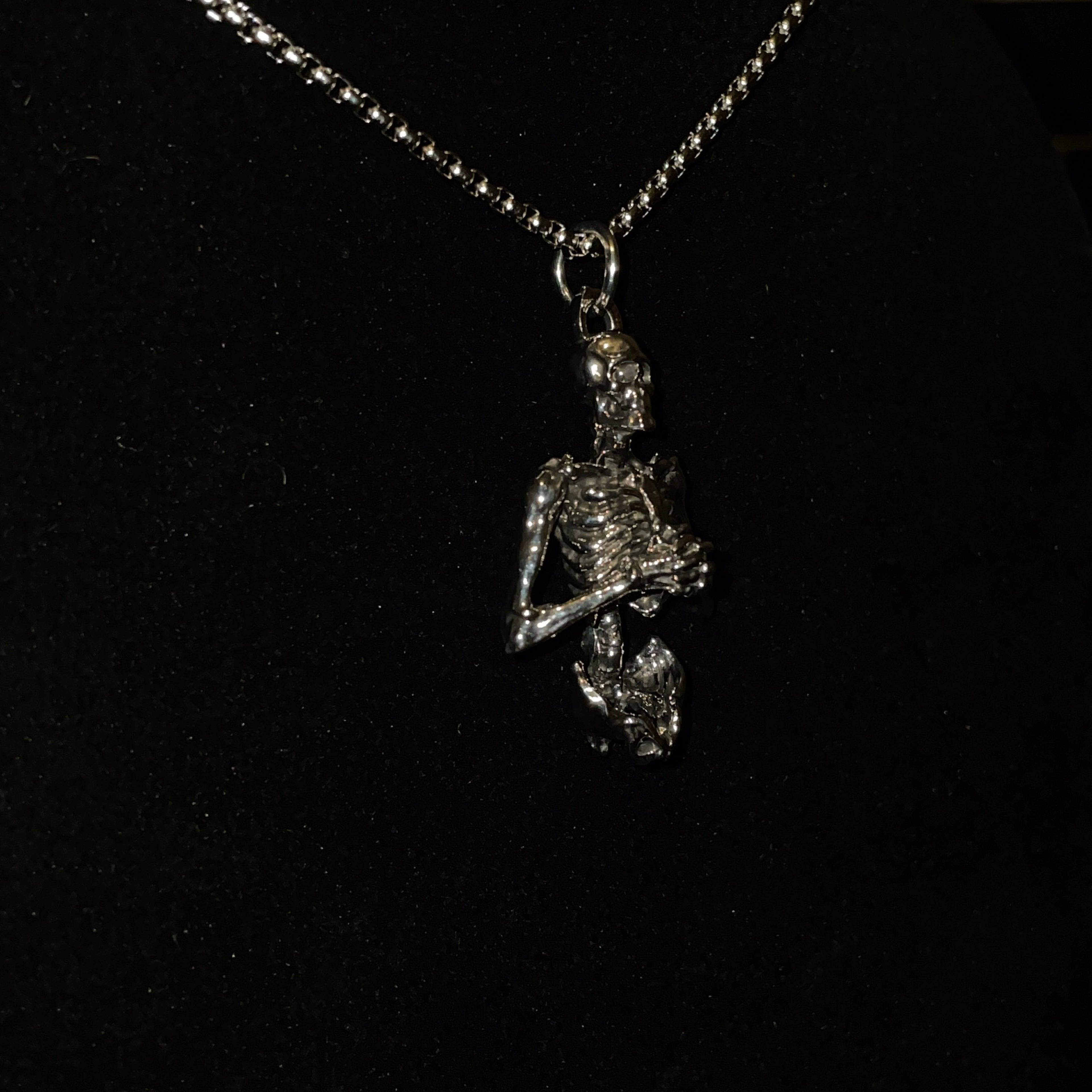 "Buried Skeleton Necklace"