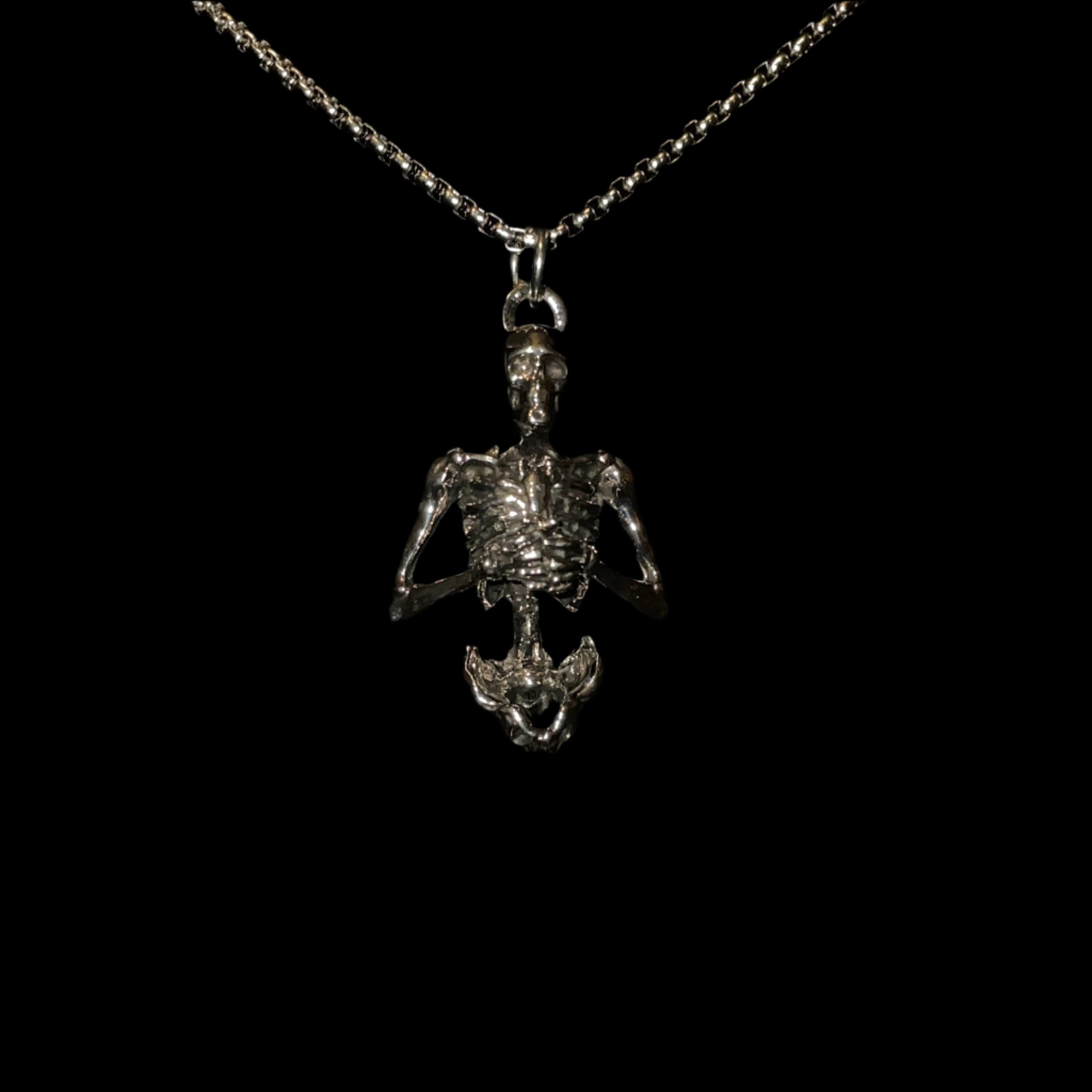 "Buried Skeleton Necklace"