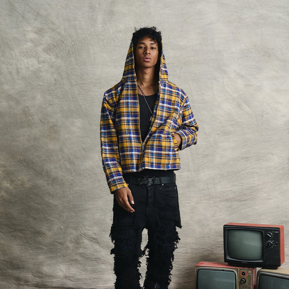 PlaidRebel Hoodie - Dekayed