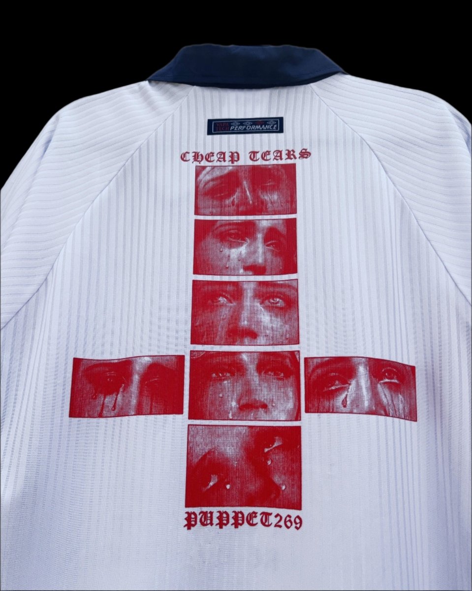 PT269 1:1 Dirty Nun Custom Remake England Jersey - Dekayed