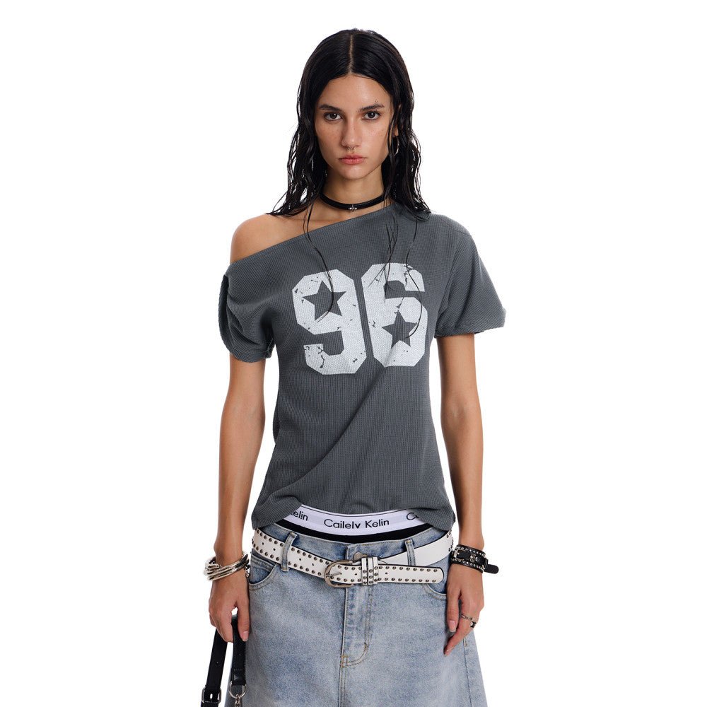 Rebel96 Off - Shoulder Tee - Dekayed
