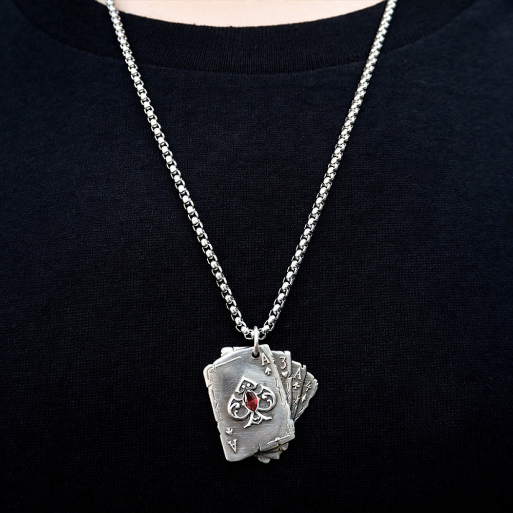 NightMelody SpadeFlame Necklace