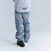 Ripple Forge Baggy Denim Jeans - Dekayed