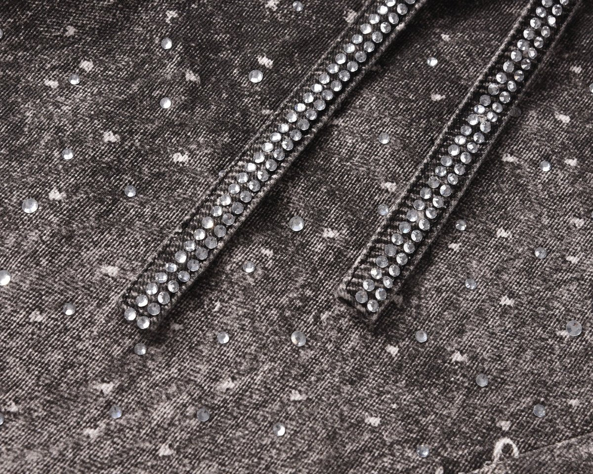 Skeleton Diamond Denim Jeans - Dekayed