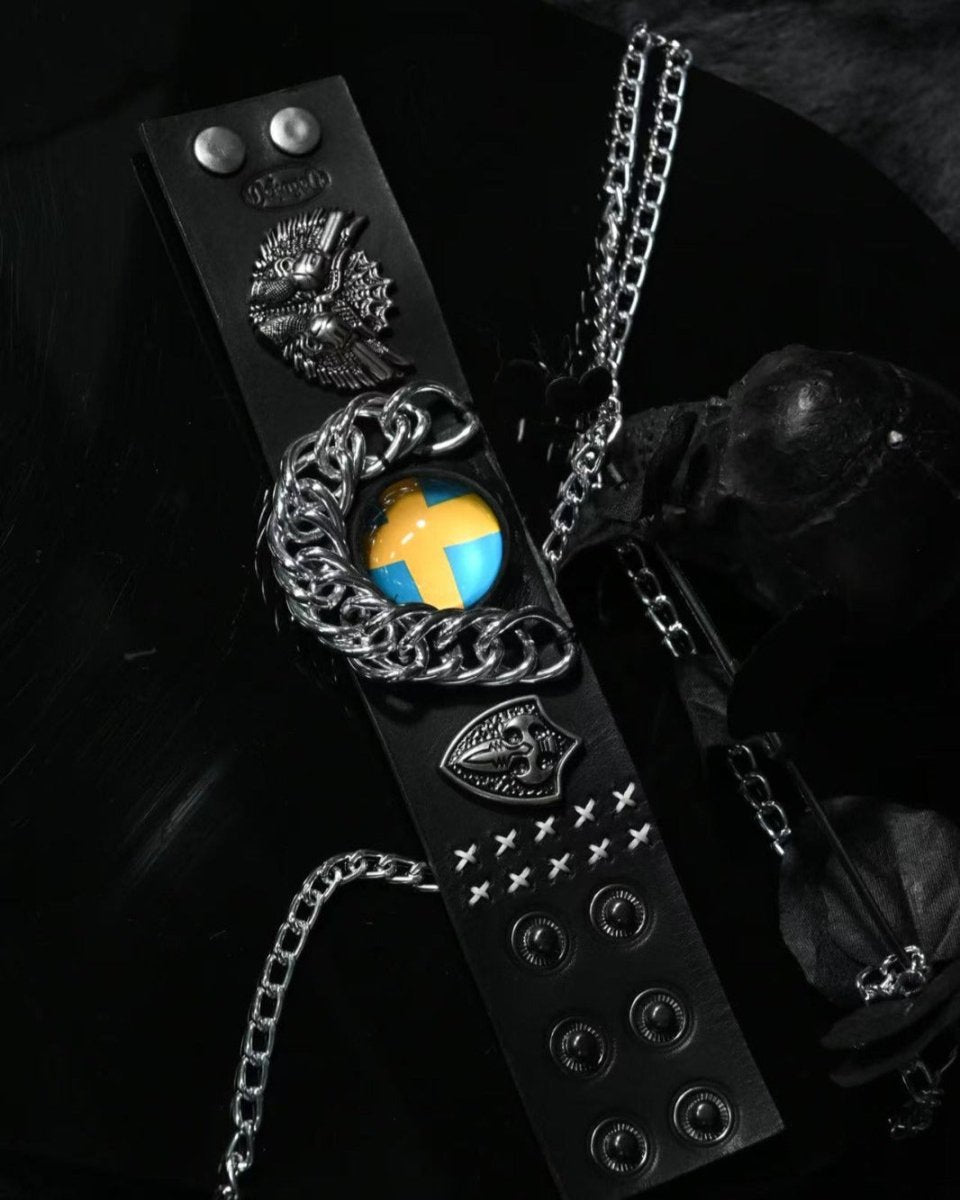 Sweden Flag Illusion Bracelet - Dekayed