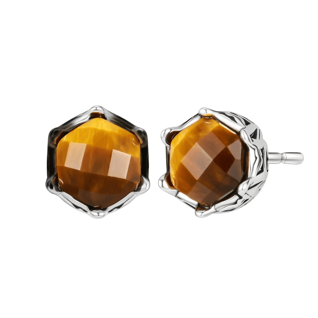 Tiger Eye Earrings - Dekayed