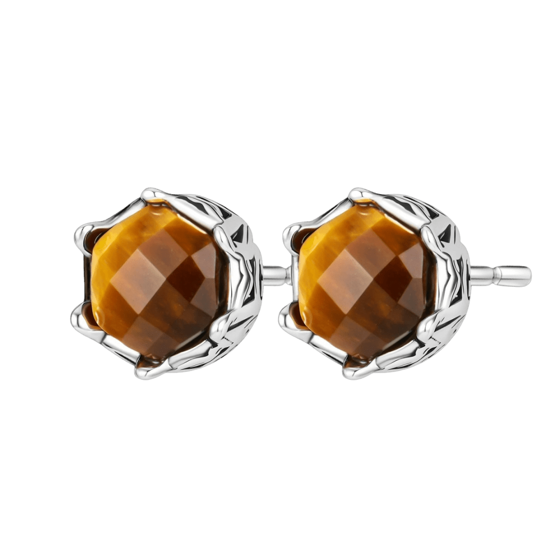 Tiger Eye Earrings - Dekayed