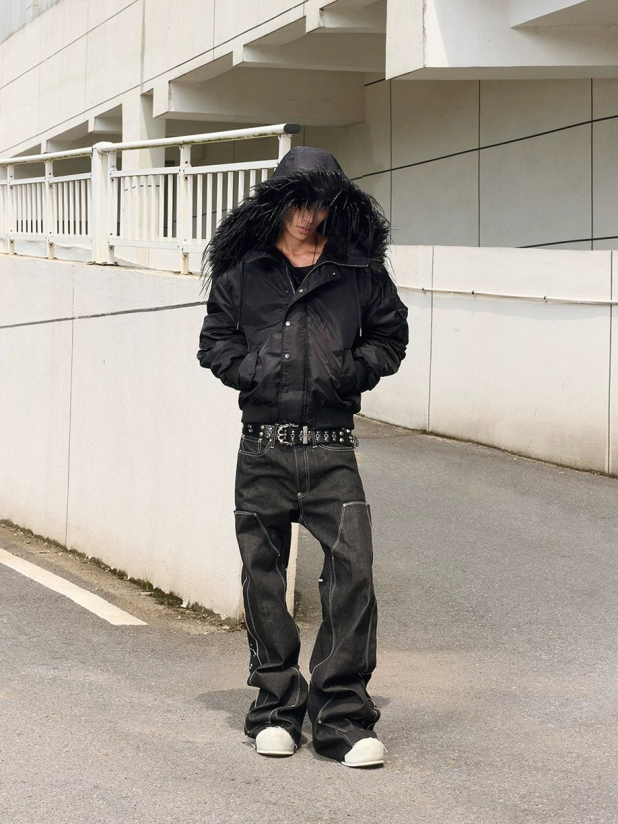 Toxic Baggy Embroidered Jeans - Dekayed