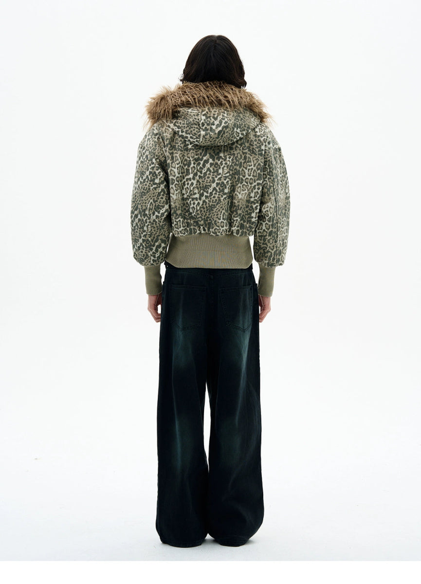 Toxic Green Leopard Print Jacket - Dekayed