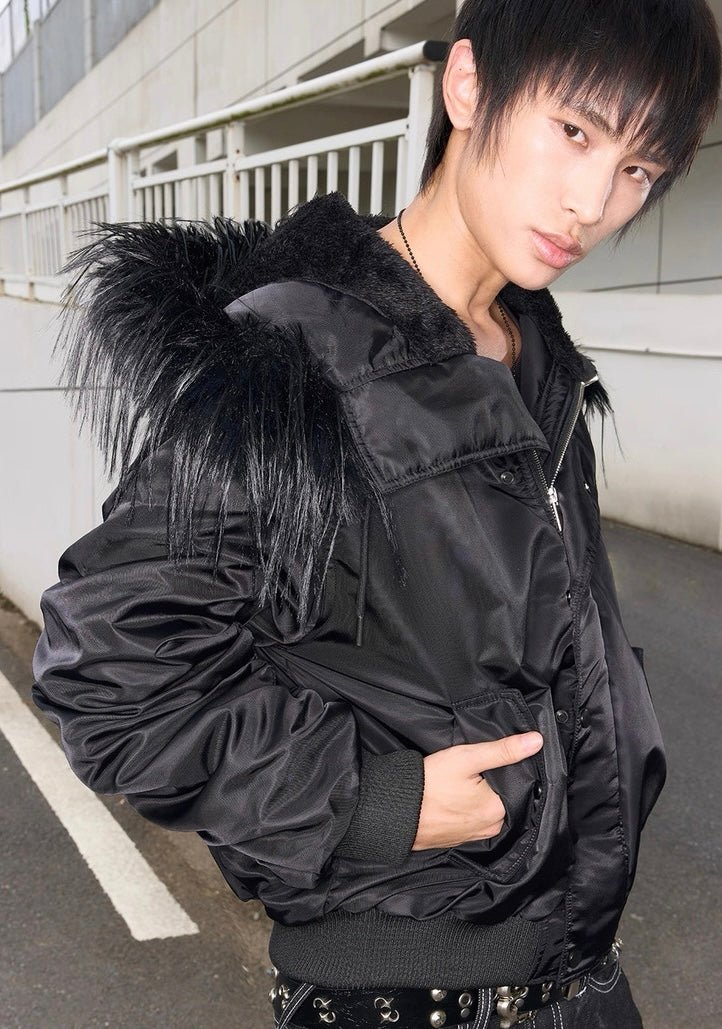 Toxic MA1 Fur Jacket - Dekayed