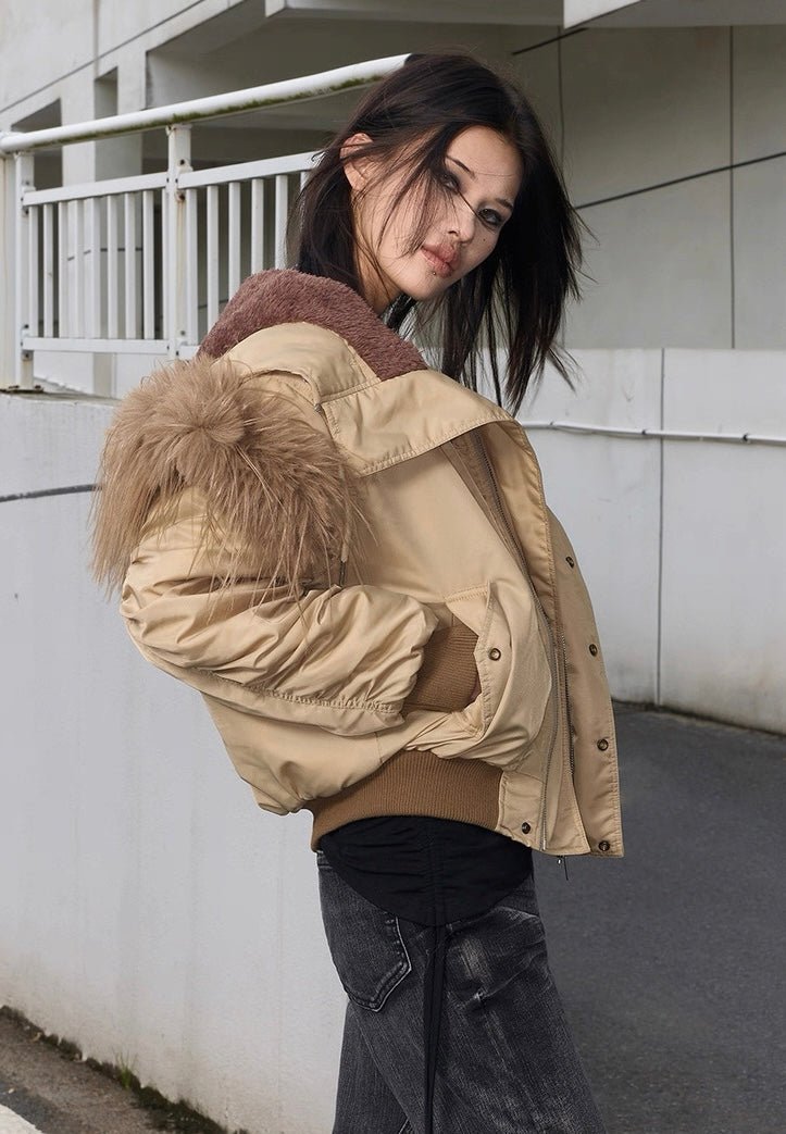 Toxic MA1 Fur Jacket - Dekayed